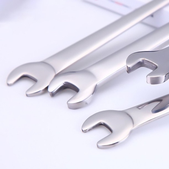 🍒 6PC SILVERWARE TOOLS WRENCH SPOON FORK KNIFE SET BUNDLE MEN GIFT DINNER GUY - Picture 3 of 9